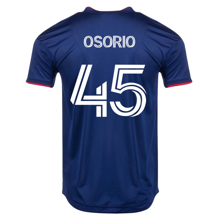 Kids Football Harold Osorio #45 Navy Home Jersey 2023/24 T-Shirt