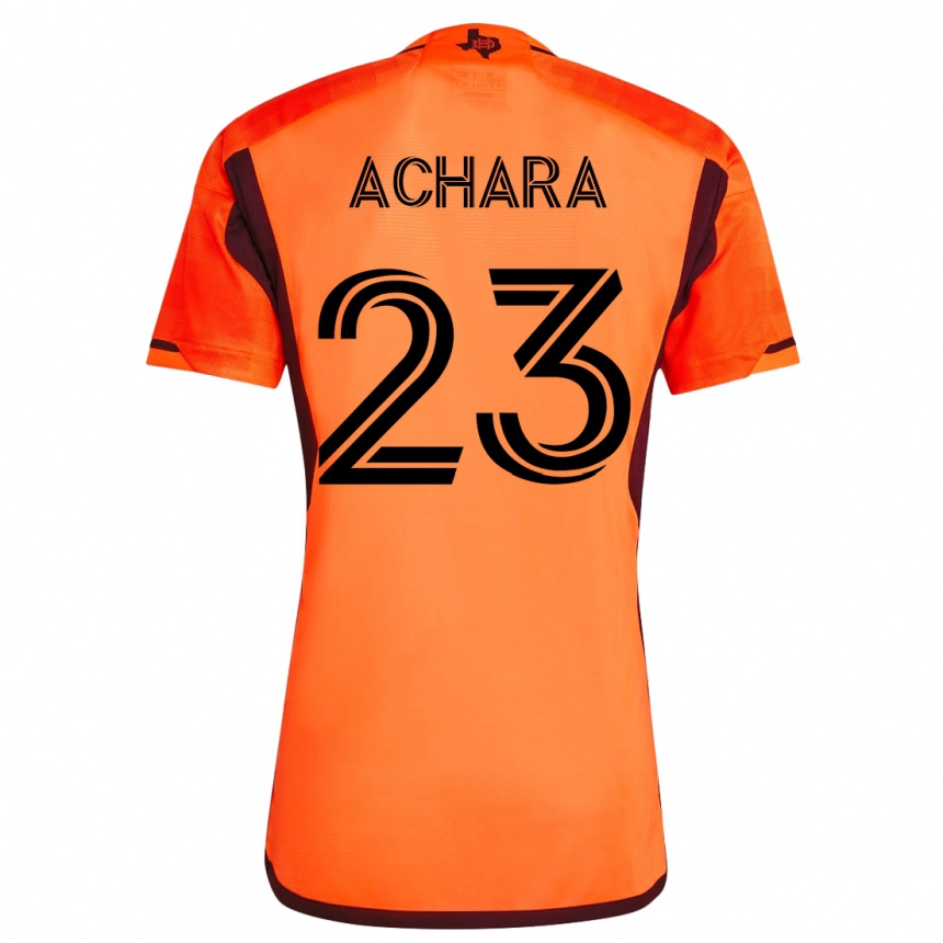 Kids Football Ifunanyachi Achara #23 Orange Home Jersey 2023/24 T-Shirt
