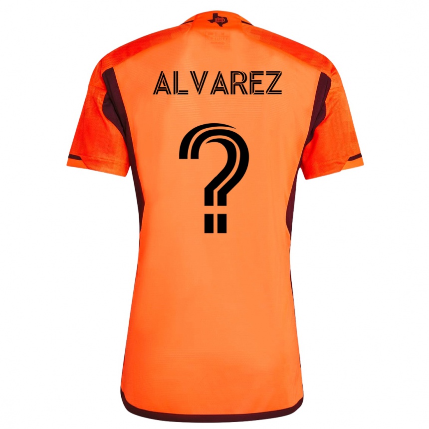Kids Football Gianmarco Alvarez #0 Orange Home Jersey 2023/24 T-Shirt