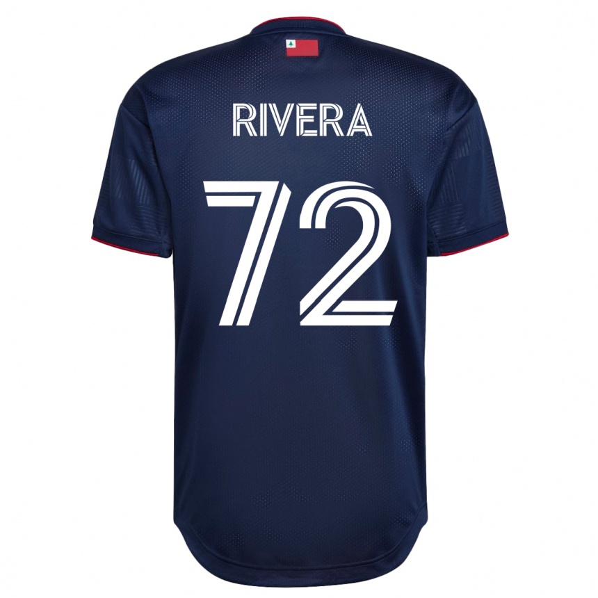 Kids Football Damián Rivera #72 Navy Home Jersey 2023/24 T-Shirt