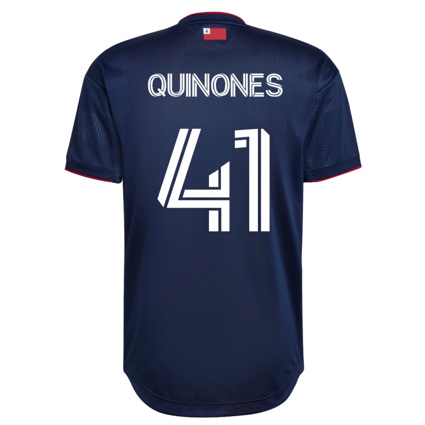 Kids Football Colby Quiñónes #41 Navy Home Jersey 2023/24 T-Shirt