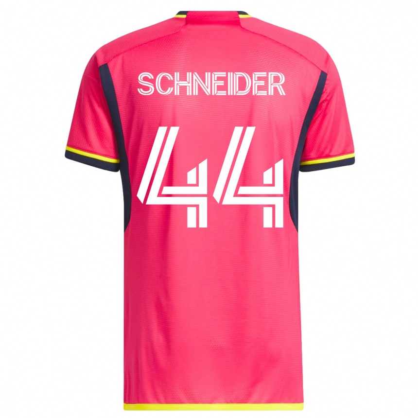 Kids Football Max Schneider #44 Pink Home Jersey 2023/24 T-Shirt