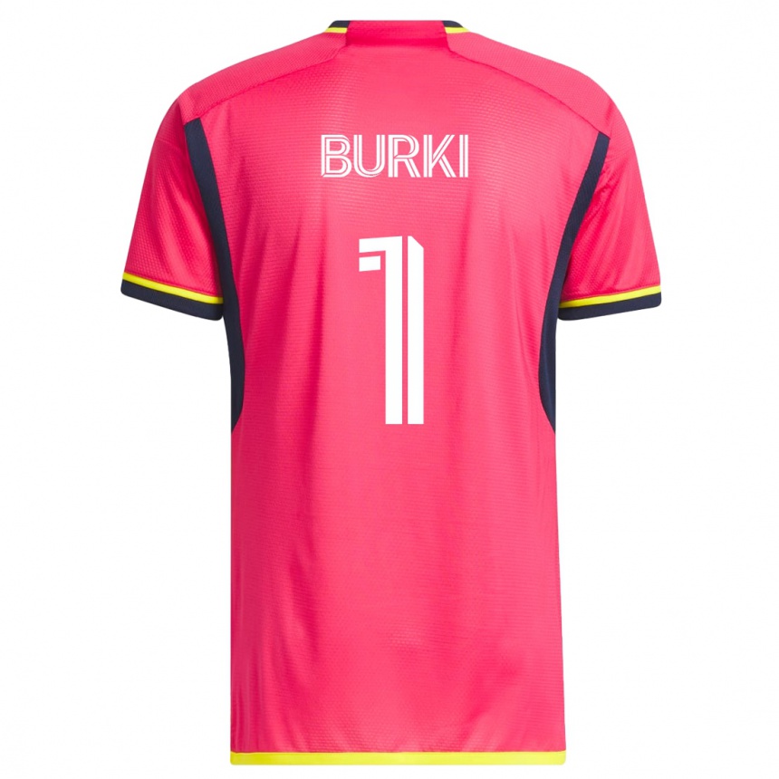 Kids Football Roman Bürki #1 Pink Home Jersey 2023/24 T-Shirt
