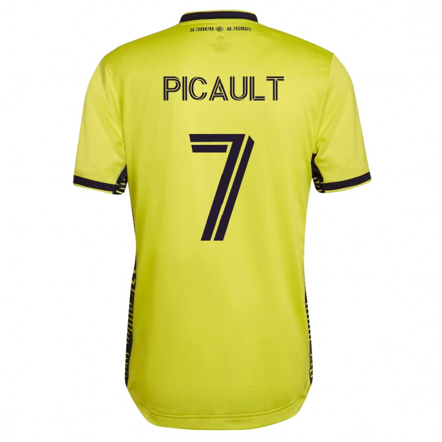 Kids Football Fafà Picault #7 Yellow Home Jersey 2023/24 T-Shirt