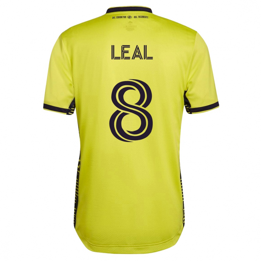 Kids Football Randall Leal #8 Yellow Home Jersey 2023/24 T-Shirt