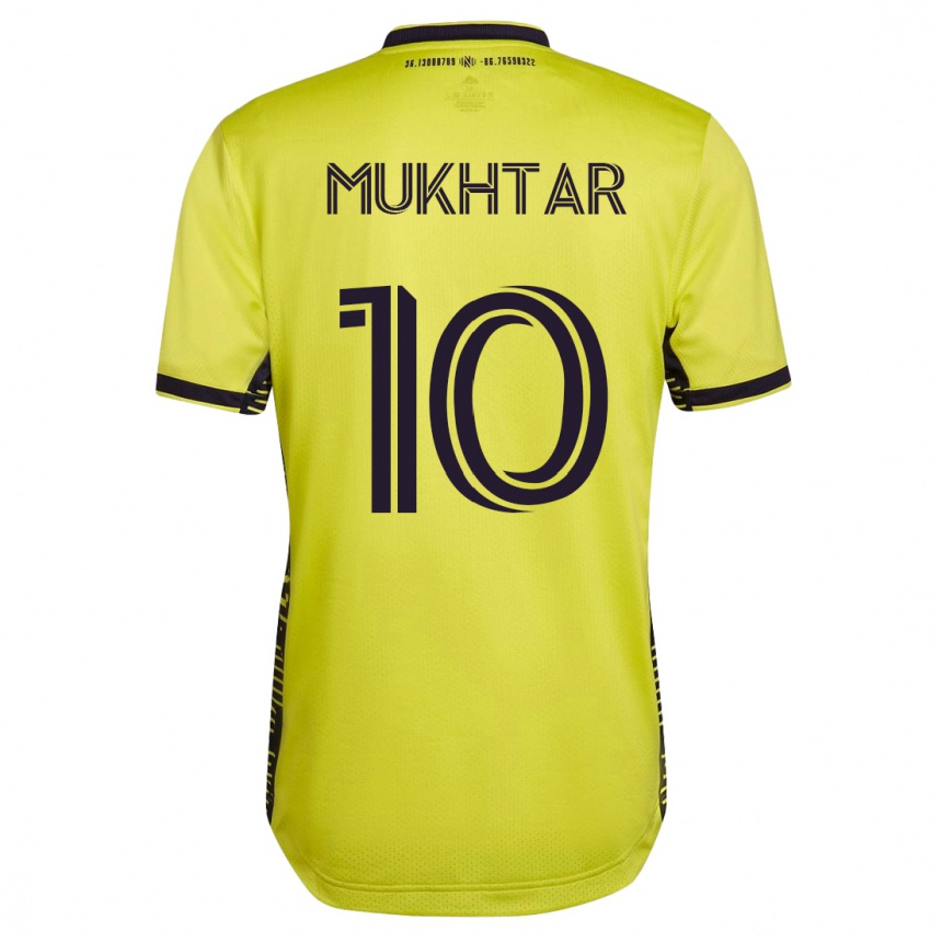 Kids Football Hany Mukhtar #10 Yellow Home Jersey 2023/24 T-Shirt