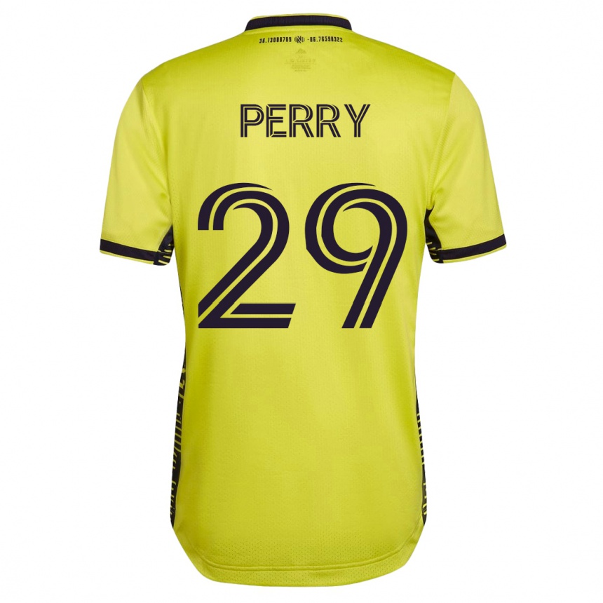 Kids Football Nebiyou Perry #29 Yellow Home Jersey 2023/24 T-Shirt