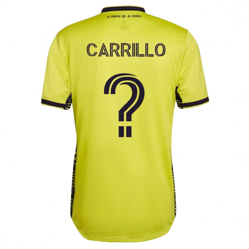Kids Football Alejandro Carrillo #0 Yellow Home Jersey 2023/24 T-Shirt