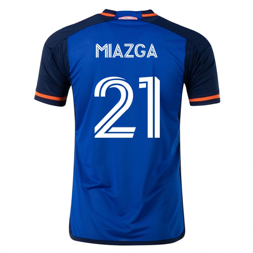 Kids Football Matt Miazga #21 Blue Home Jersey 2023/24 T-Shirt