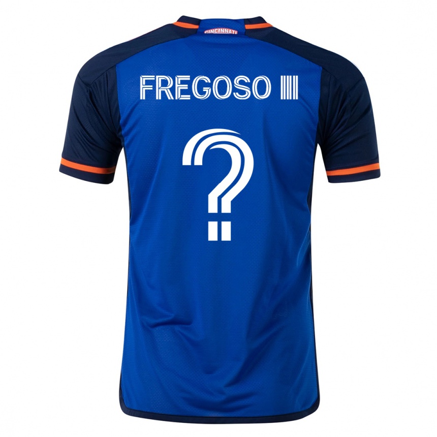 Kids Football Arturo Fregoso Iii #0 Blue Home Jersey 2023/24 T-Shirt
