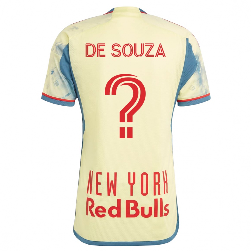 Kids Football Gil De Souza #0 Yellow Home Jersey 2023/24 T-Shirt