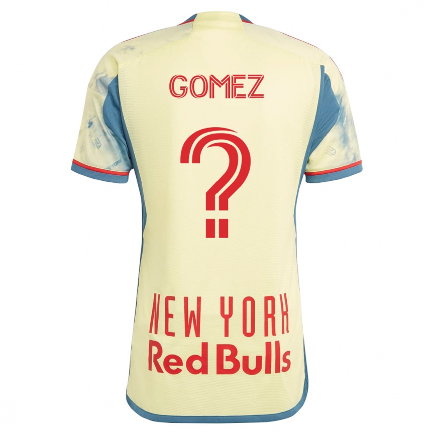 Kids Football Alex Gomez #0 Yellow Home Jersey 2023/24 T-Shirt