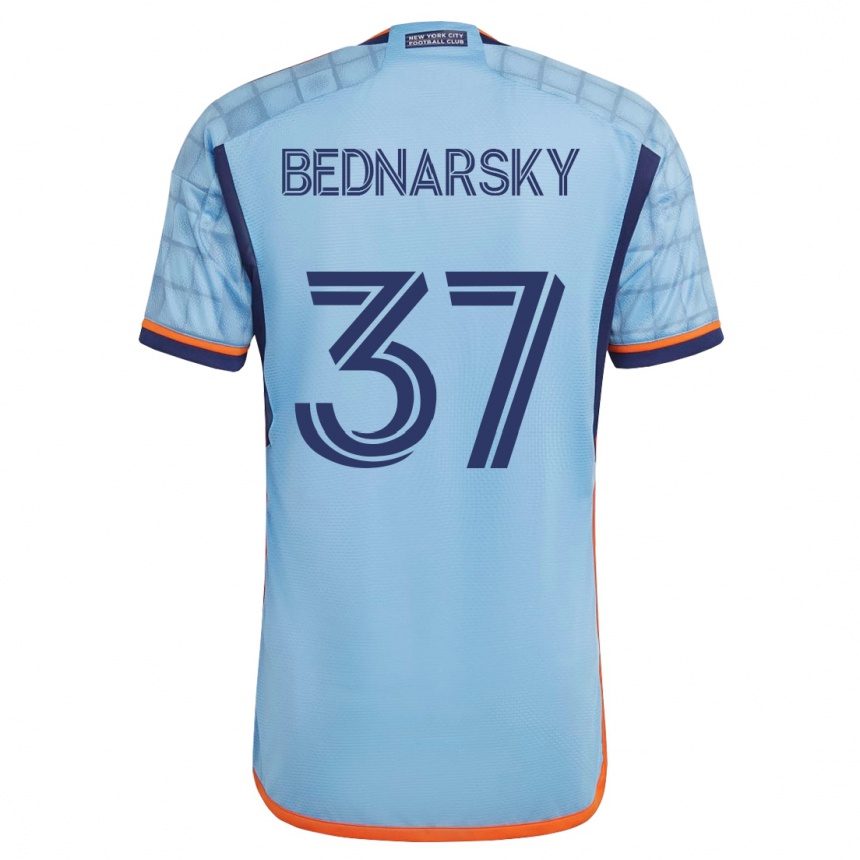 Kids Football Stevo Bednarsky #37 Blue Home Jersey 2023/24 T-Shirt