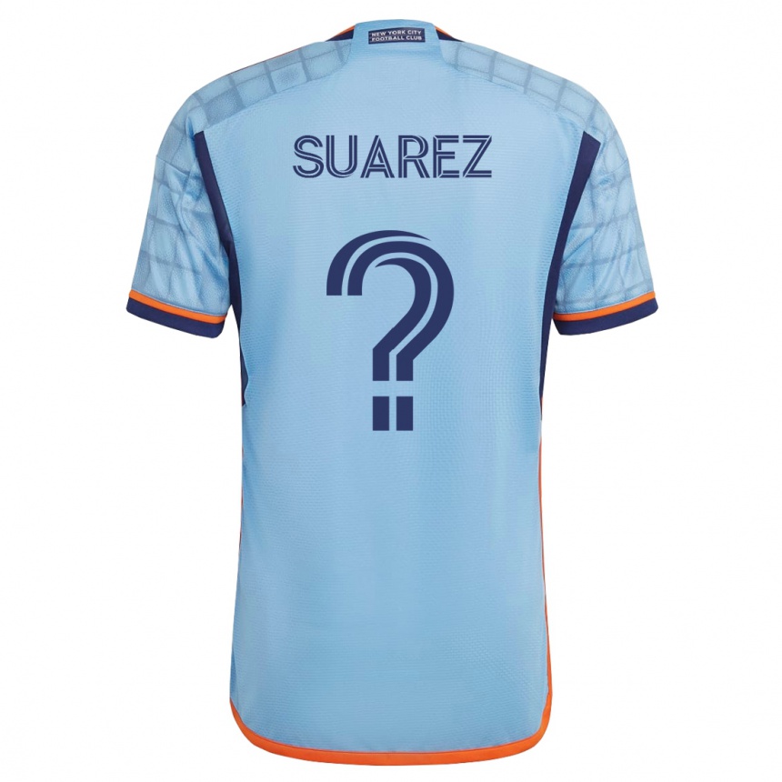 Kids Football Anthony Suarez #0 Blue Home Jersey 2023/24 T-Shirt