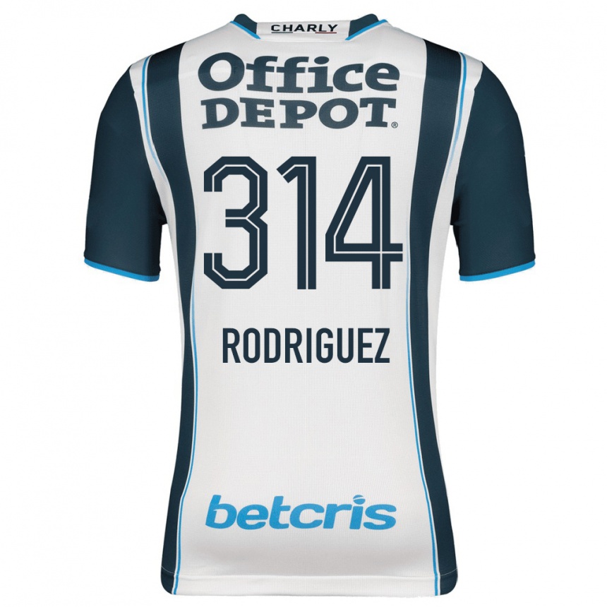 Kids Football Alan Rodríguez #314 Navy Home Jersey 2023/24 T-Shirt