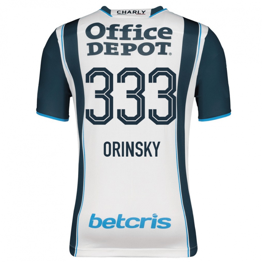 Kids Football Edson Orinsky #333 Navy Home Jersey 2023/24 T-Shirt