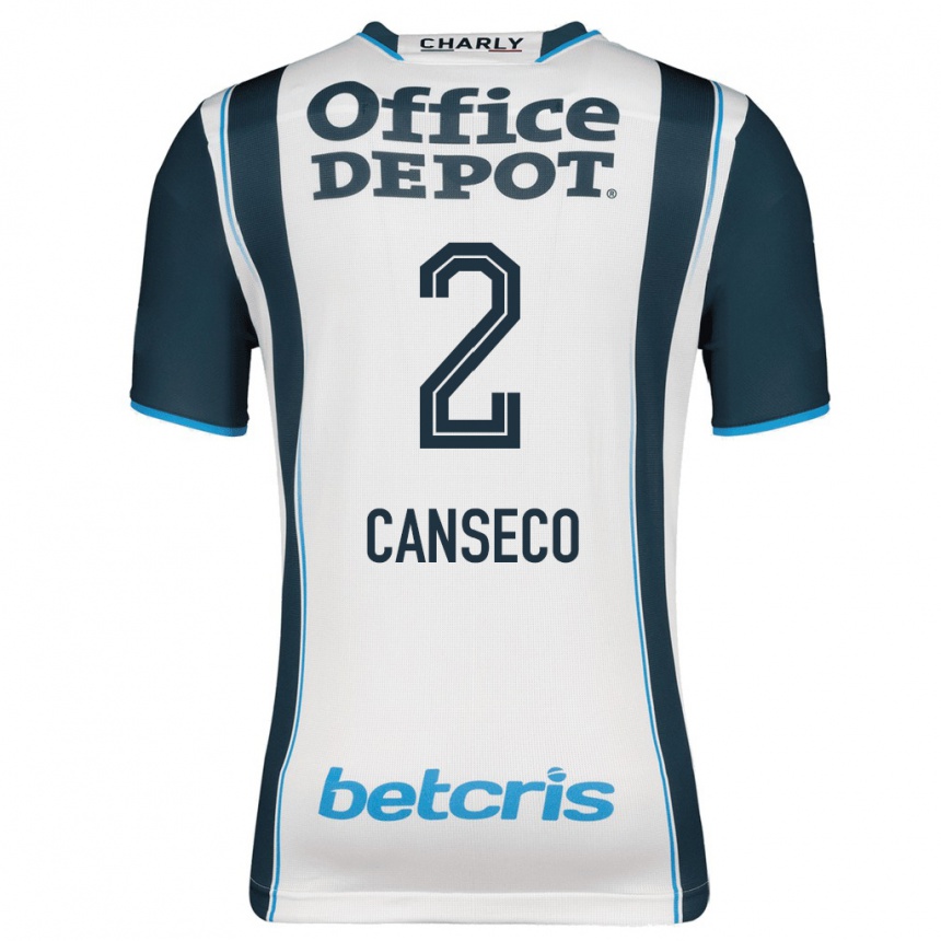 Kids Football Fernanda Canseco #2 Navy Home Jersey 2023/24 T-Shirt