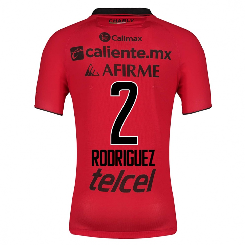 Kids Football Antonio Rodríguez #2 Red Home Jersey 2023/24 T-Shirt