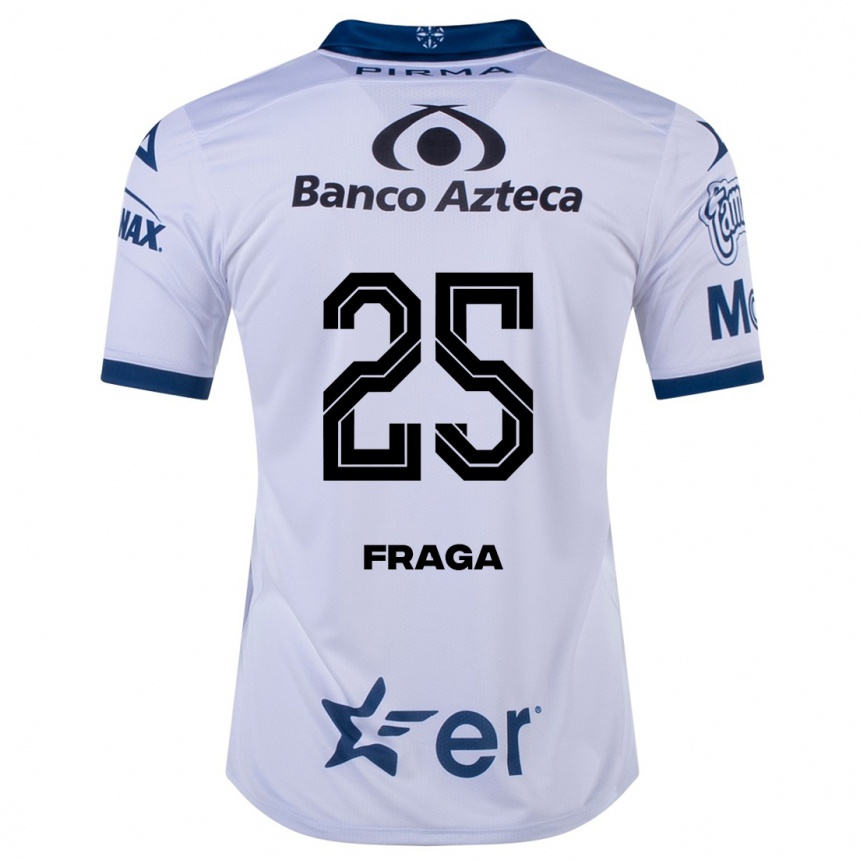 Kids Football Miguel Fraga #25 White Home Jersey 2023/24 T-Shirt