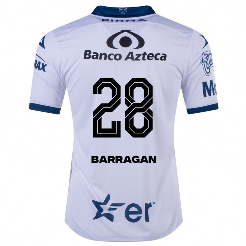 Kids Football Martín Barragán #28 White Home Jersey 2023/24 T-Shirt