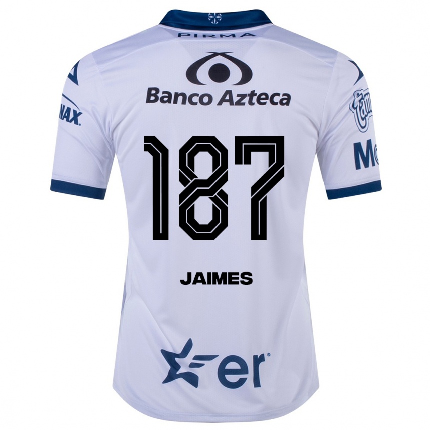 Kids Football Tristhan Jaimes #187 White Home Jersey 2023/24 T-Shirt