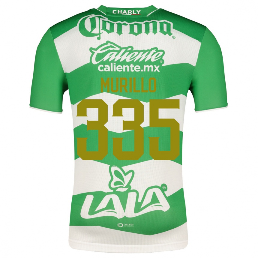 Kids Football Doryan Murillo #335 Green Home Jersey 2023/24 T-Shirt