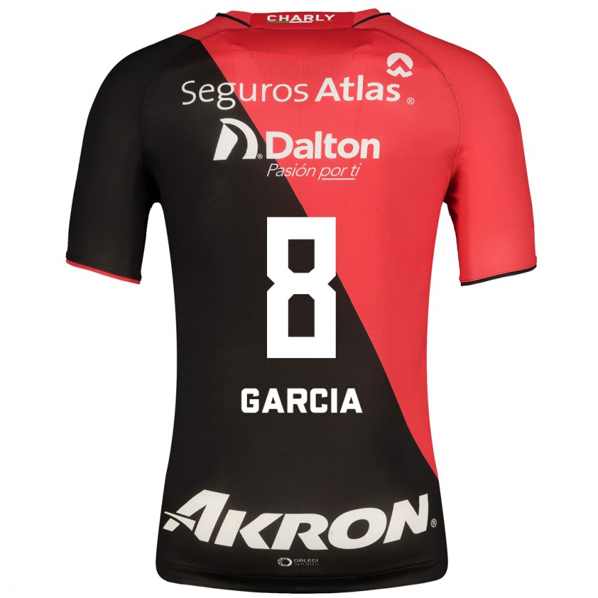Kids Football Mateo García #8 Black Home Jersey 2023/24 T-Shirt