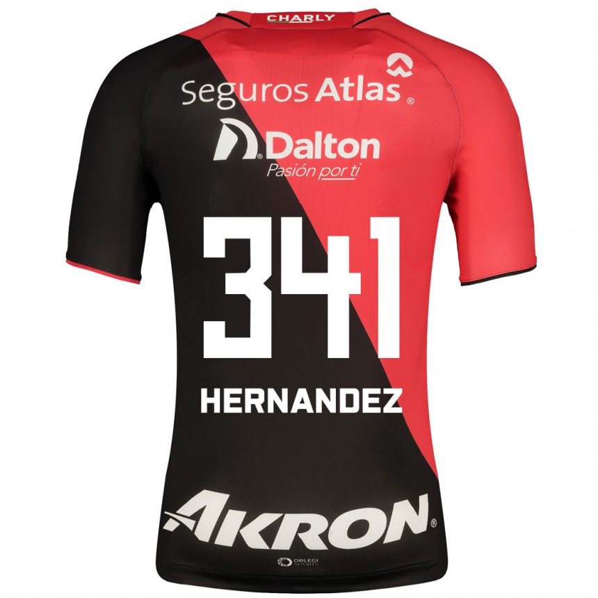 Kids Football Leonardo Hernández #341 Black Home Jersey 2023/24 T-Shirt
