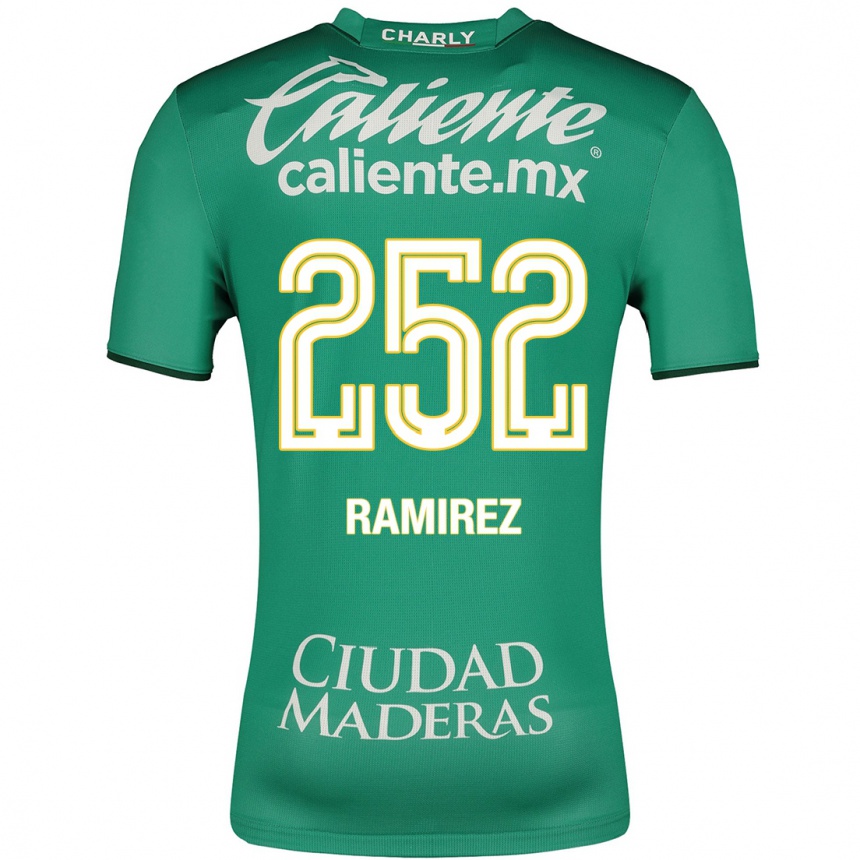 Kids Football Luis Ramírez #252 Green Home Jersey 2023/24 T-Shirt