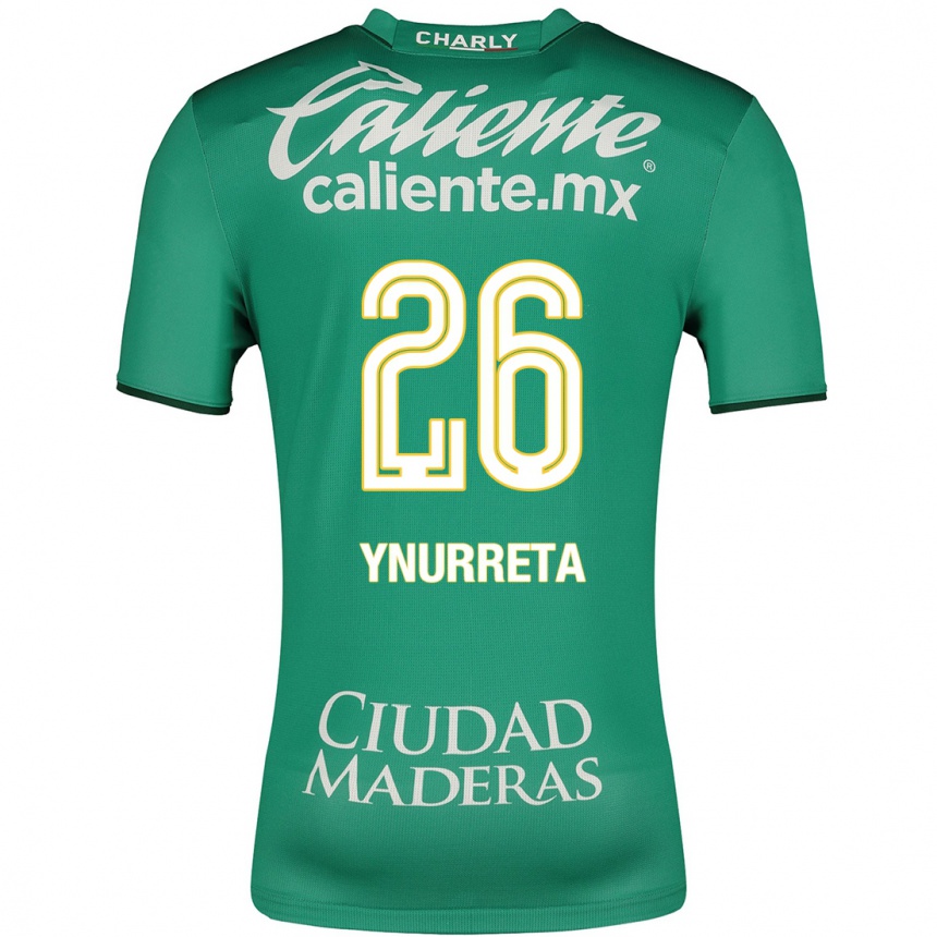 Kids Football Alexandra Hernández Ynurreta #26 Green Home Jersey 2023/24 T-Shirt