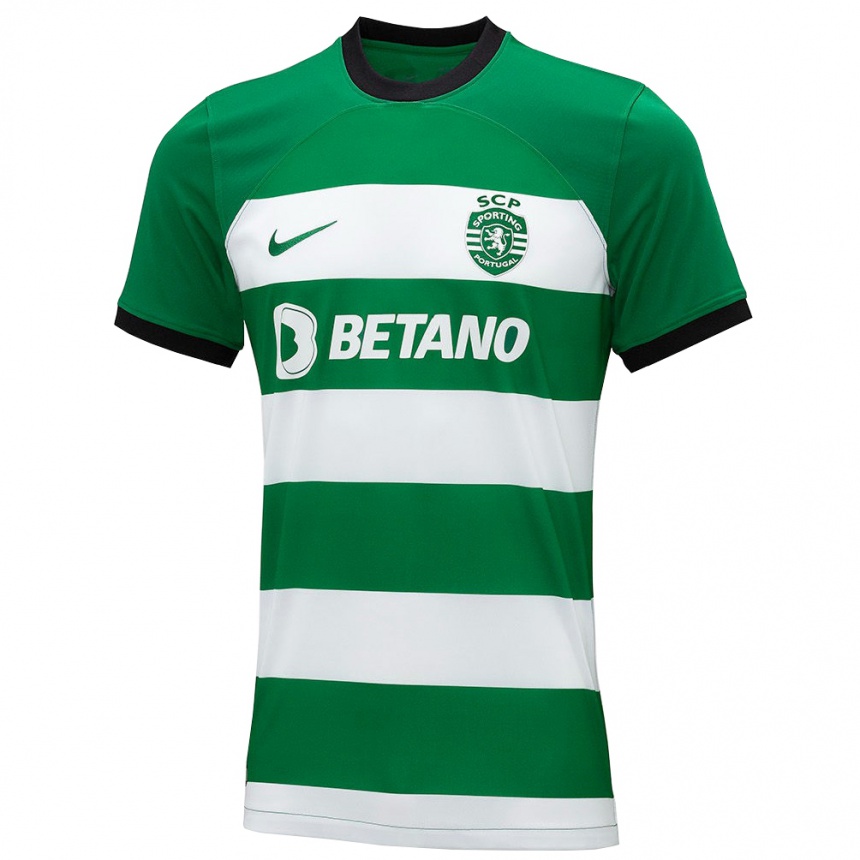 Kids Football Antonio Adán #1 Green Home Jersey 2023/24 T-Shirt