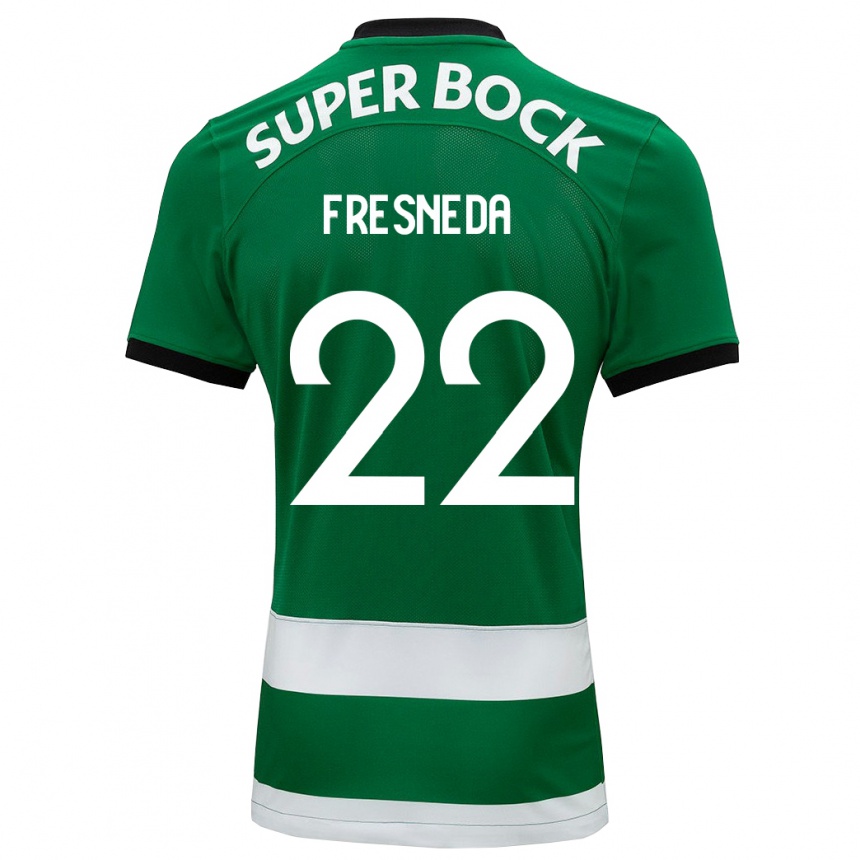 Kids Football Iván Fresneda #22 Green Home Jersey 2023/24 T-Shirt