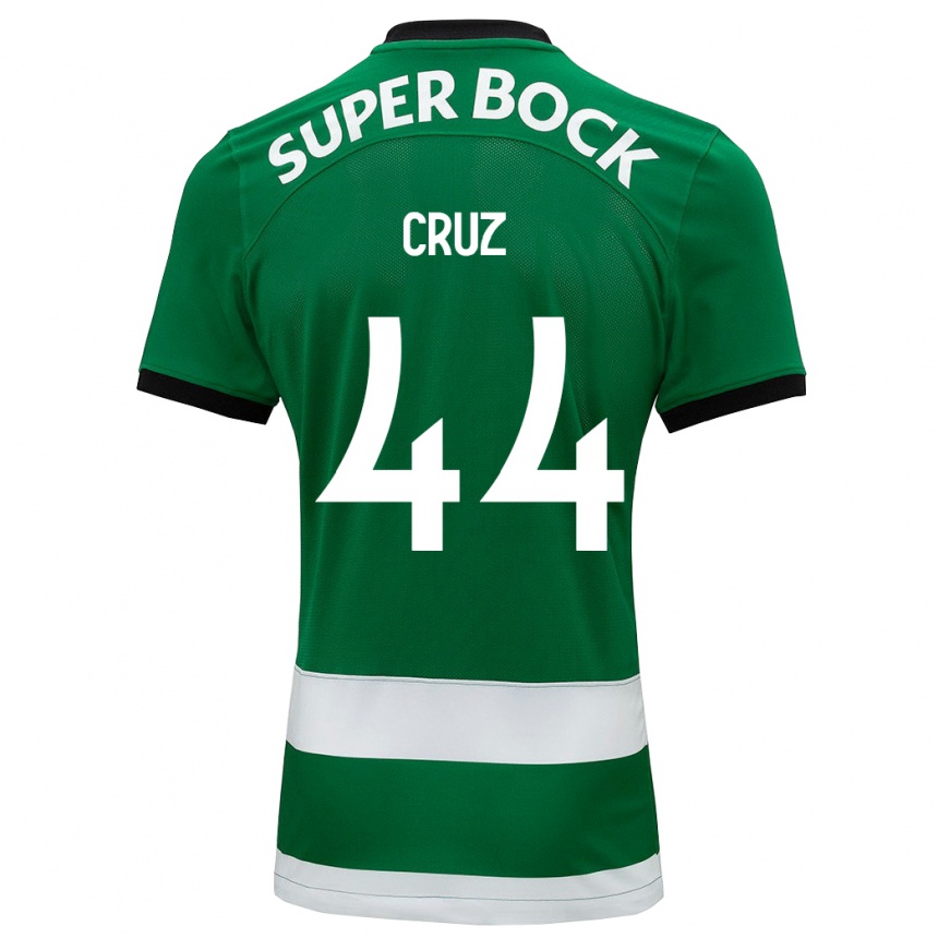 Kids Football Marco Cruz #44 Green Home Jersey 2023/24 T-Shirt