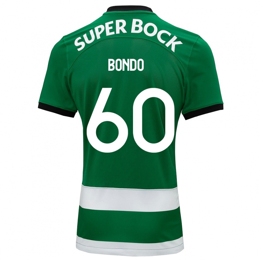 Kids Football Pedro Bondo #60 Green Home Jersey 2023/24 T-Shirt