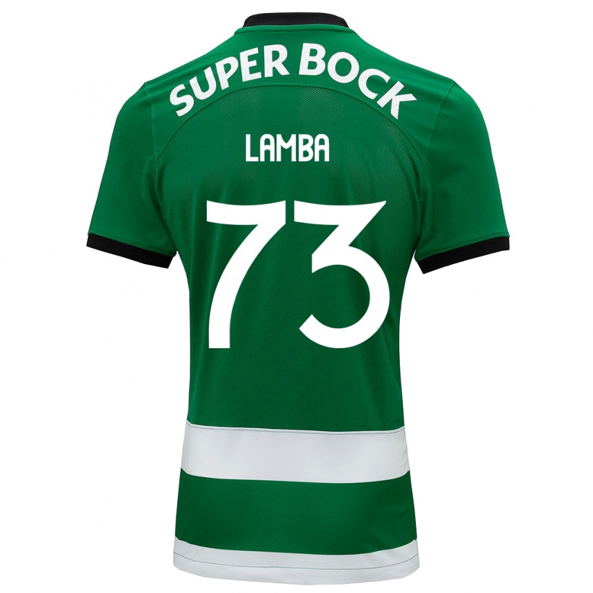 Kids Football Chico Lamba #73 Green Home Jersey 2023/24 T-Shirt