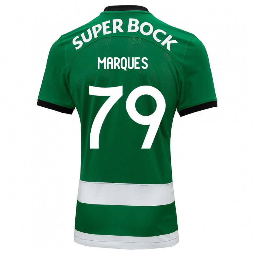 Kids Football Rodrigo Marquês #79 Green Home Jersey 2023/24 T-Shirt