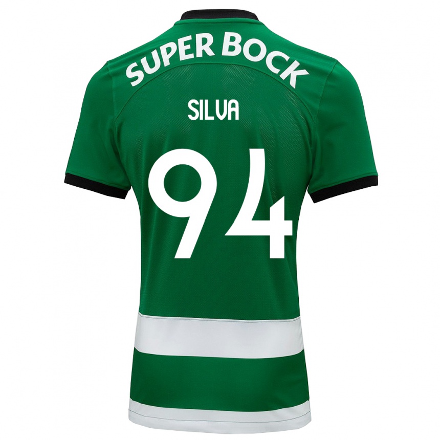 Kids Football Pedro Silva #94 Green Home Jersey 2023/24 T-Shirt