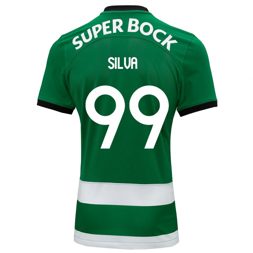 Kids Football Francisco Silva #99 Green Home Jersey 2023/24 T-Shirt