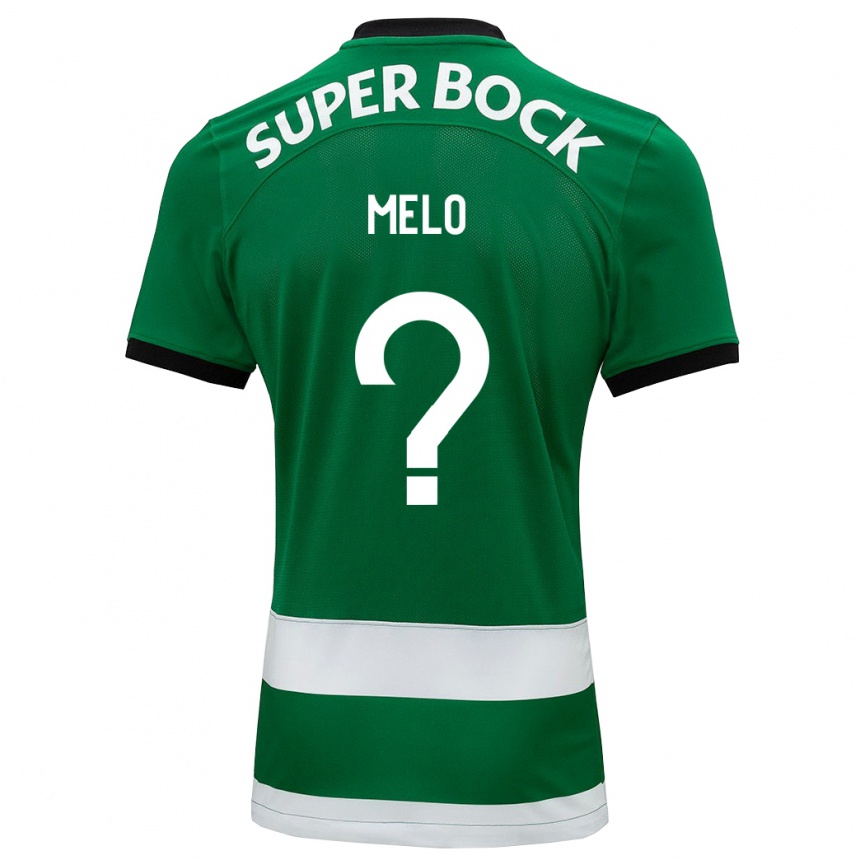 Kids Football Gabriel Melo #0 Green Home Jersey 2023/24 T-Shirt