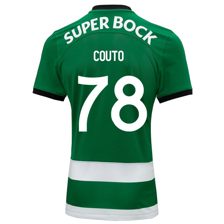 Kids Football Mauro Couto #78 Green Home Jersey 2023/24 T-Shirt