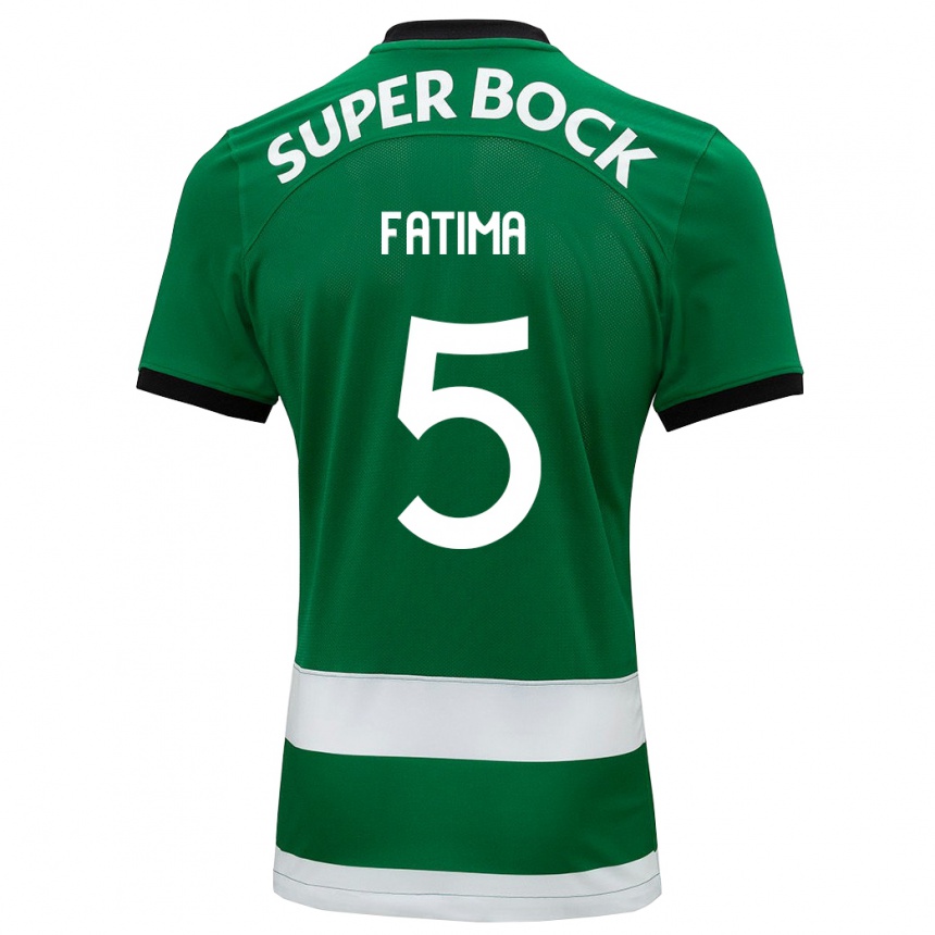 Kids Football Francisca Fatima Aquino Dutra #5 Green Home Jersey 2023/24 T-Shirt