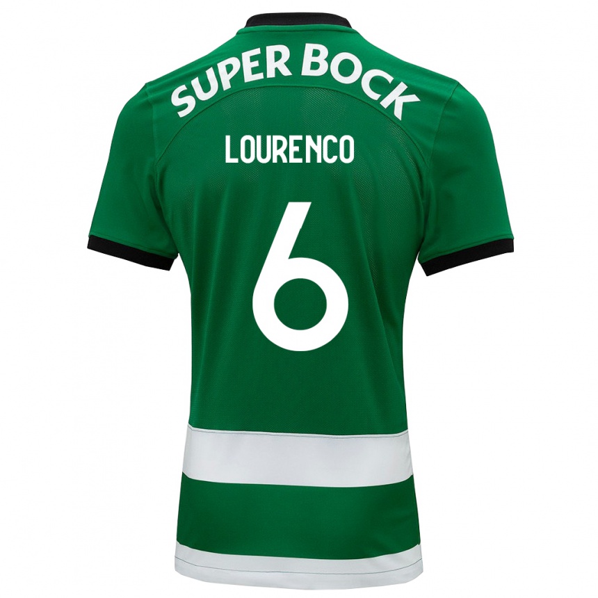 Kids Football Bruna Lourenço Urbano Costa #6 Green Home Jersey 2023/24 T-Shirt