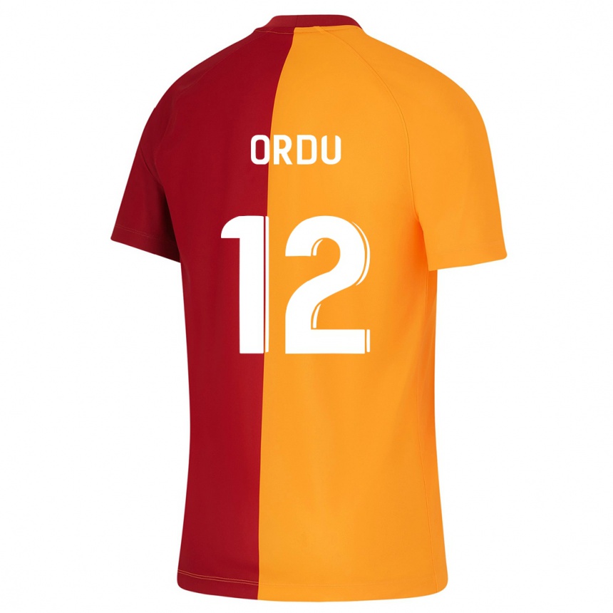 Kids Football Atakan Ordu #12 Orange Home Jersey 2023/24 T-Shirt