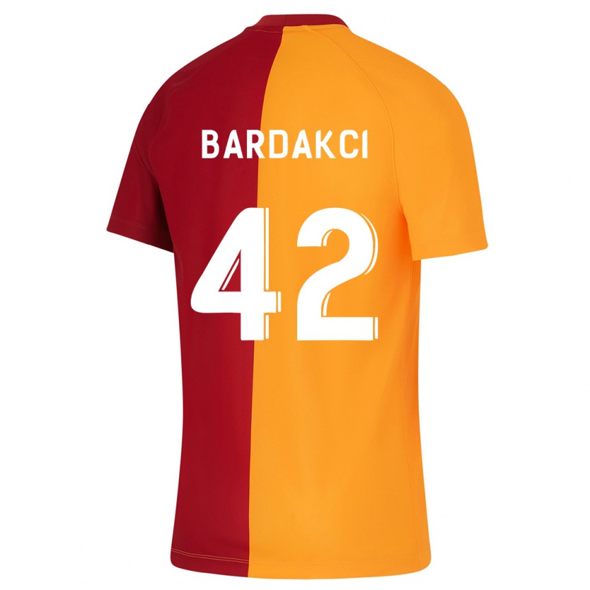 Kids Football Abdülkerim Bardakcı #42 Orange Home Jersey 2023/24 T-Shirt