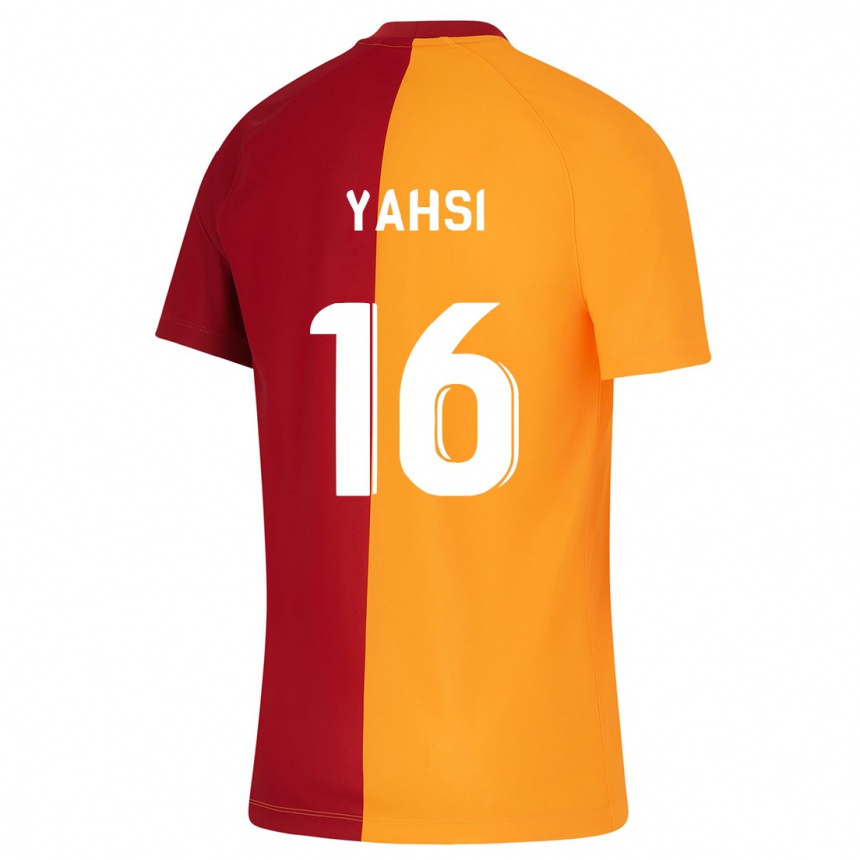 Kids Football Ismail Yahsi #16 Orange Home Jersey 2023/24 T-Shirt