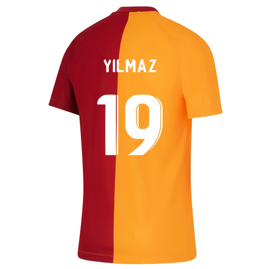 Kids Football Zehra Yılmaz #19 Orange Home Jersey 2023/24 T-Shirt