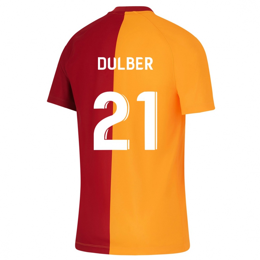 Kids Football Didem Dülber #21 Orange Home Jersey 2023/24 T-Shirt