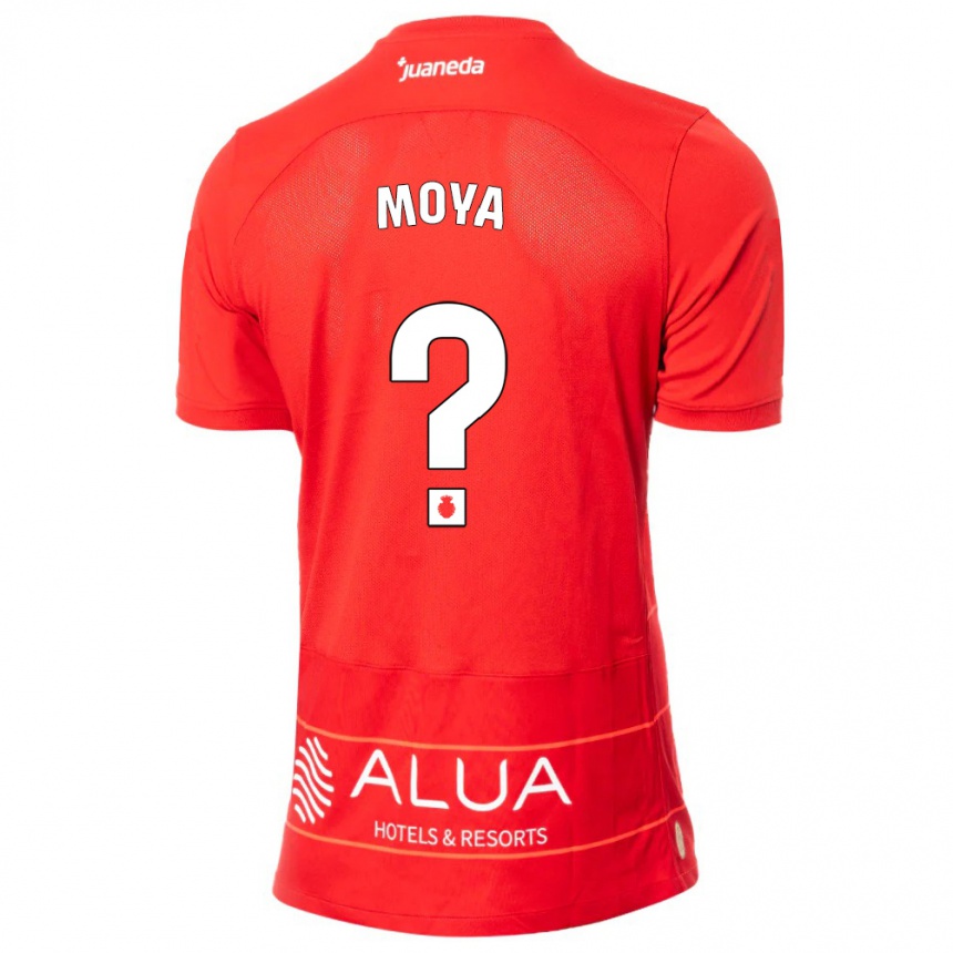 Kids Football Pablo Moyá #0 Red Home Jersey 2023/24 T-Shirt