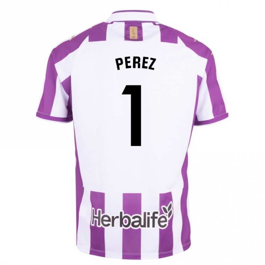 Kids Football Fer Pérez #1 Purple Home Jersey 2023/24 T-Shirt