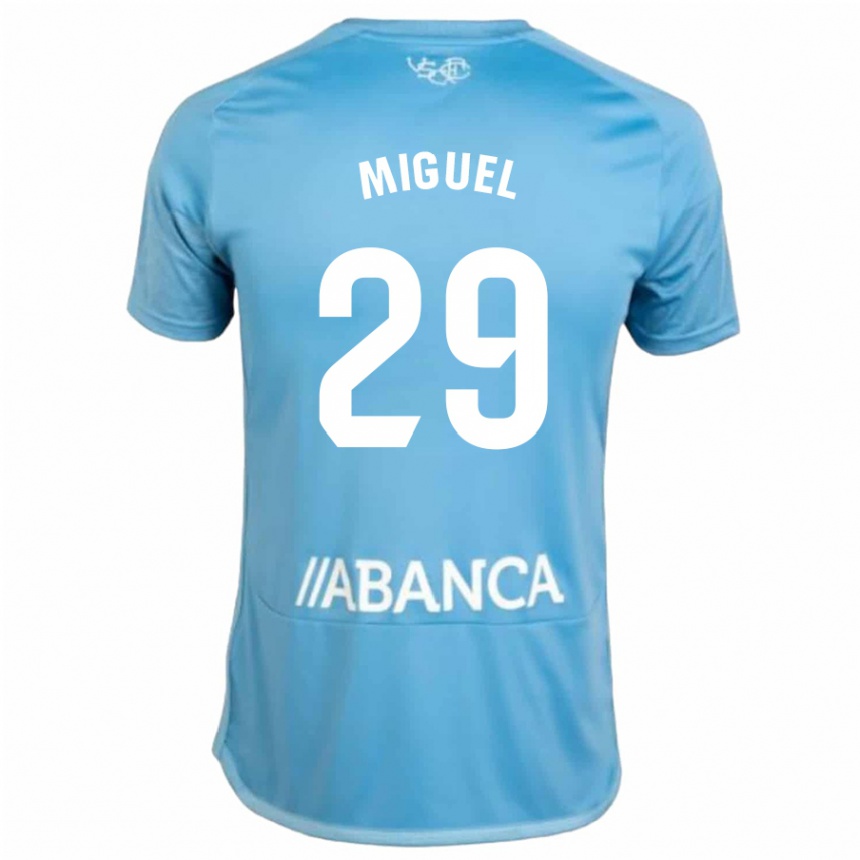 Kids Football Miguel Rodríguez #29 Blue Home Jersey 2023/24 T-Shirt